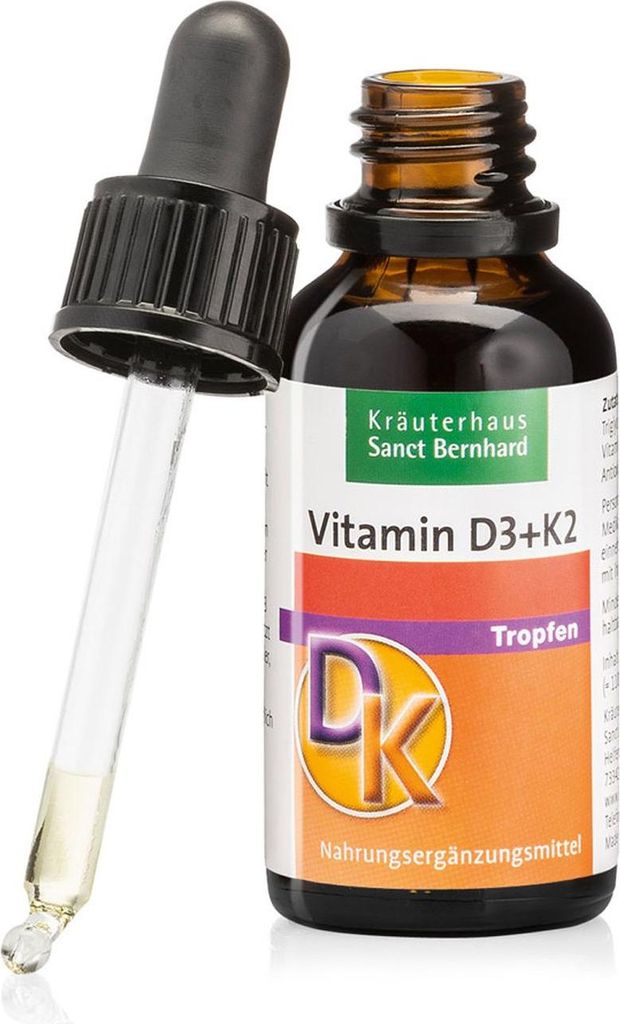 Sanct Bernhard Vitamin D3+K2 – 30 ml Tropfen Produktbild 