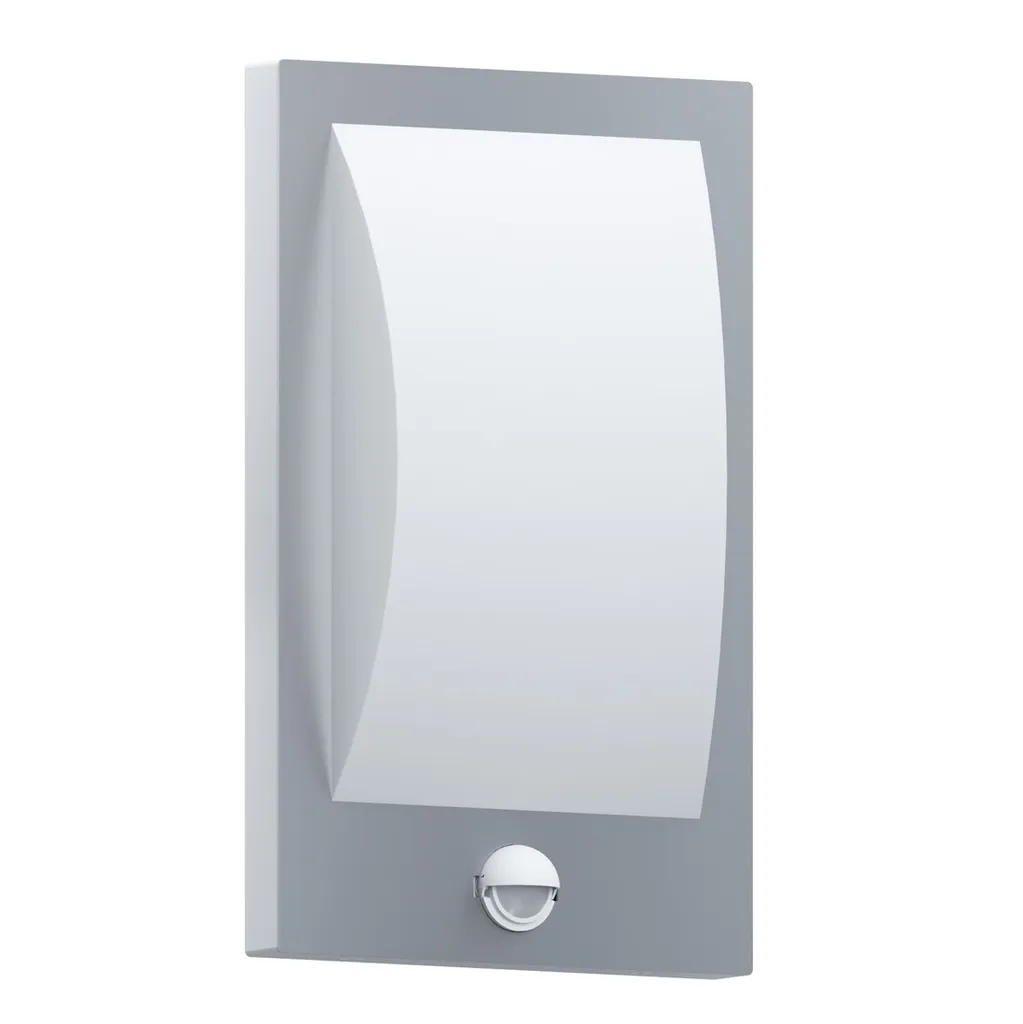 Applique da esterno Verres con sensore in acciaio inox, bianco