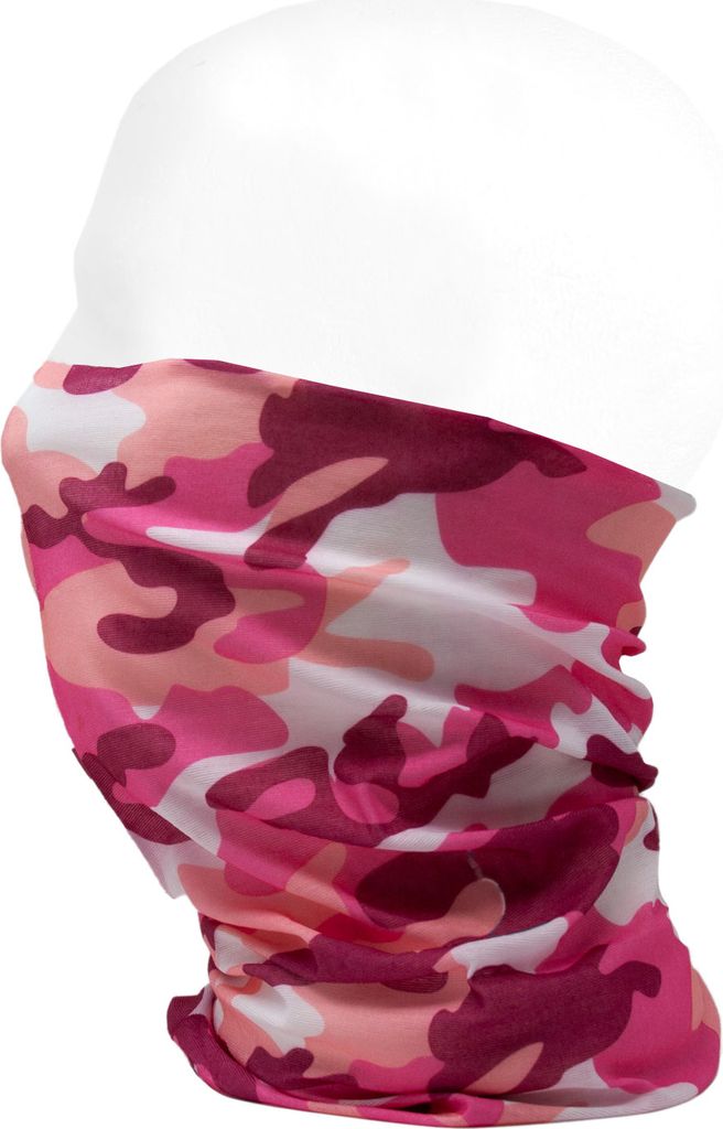 Oblique Unique Multifunktionstuch Schlauchtuch Halstuch Loop Mundschutz Outdoor Motorrad Fahrrad - pink Camouflage