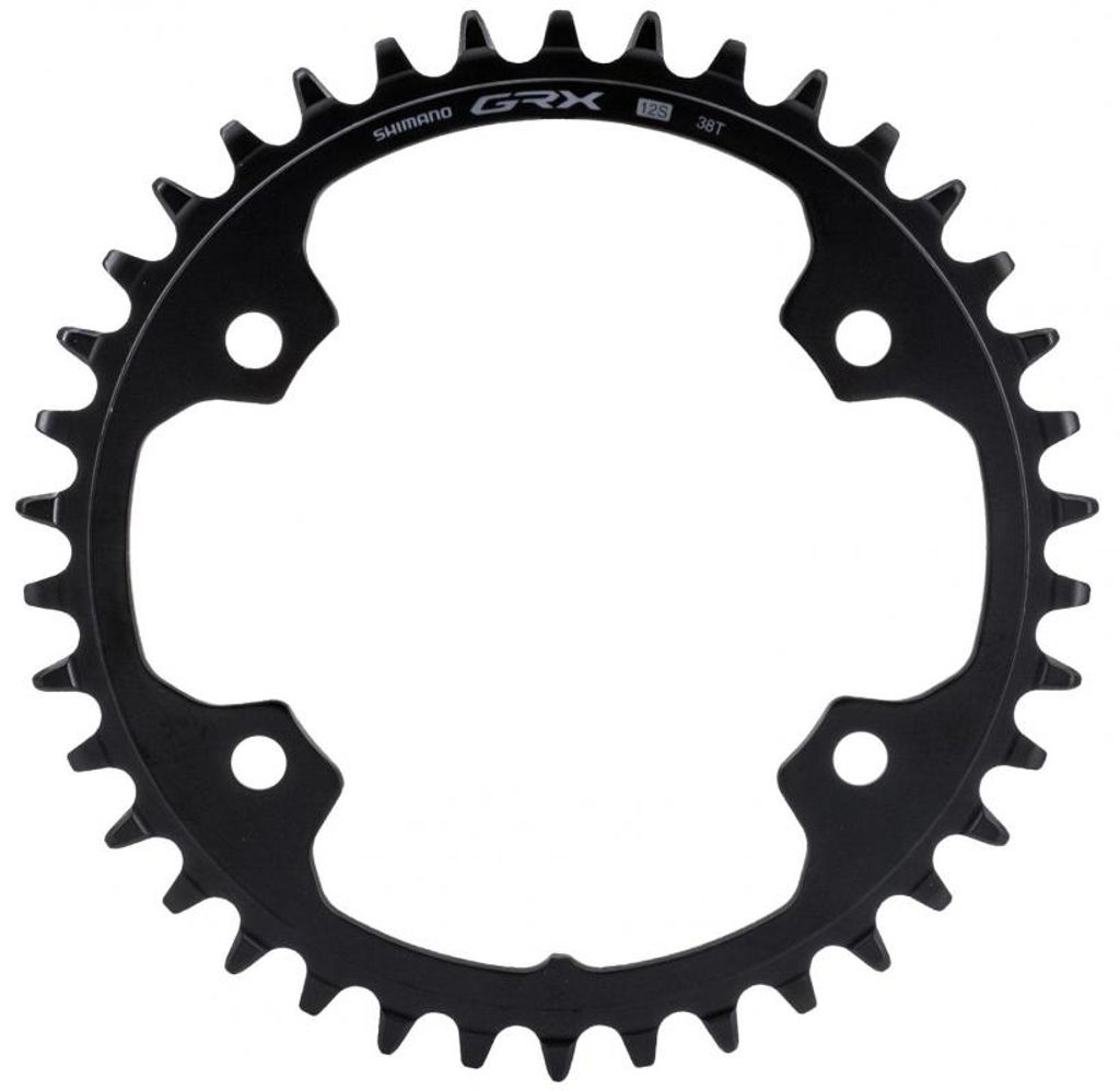 Shimano GRX FC-RX610 1x12 Fach Kettenblat 38 T Schwarz Produktbild 