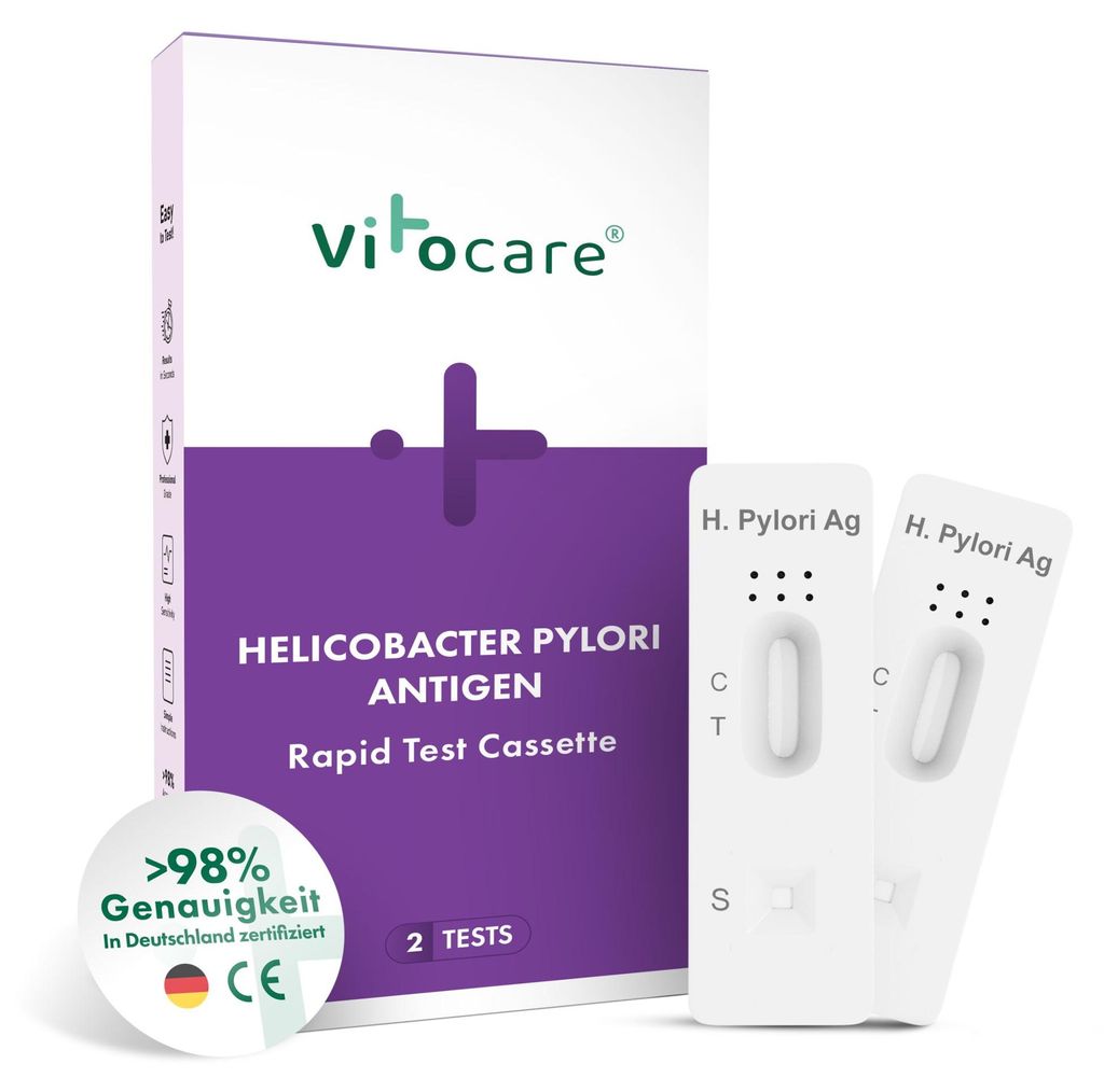 Vitocare Helicobacter Pylori Test | Stuhltest Produktbild 