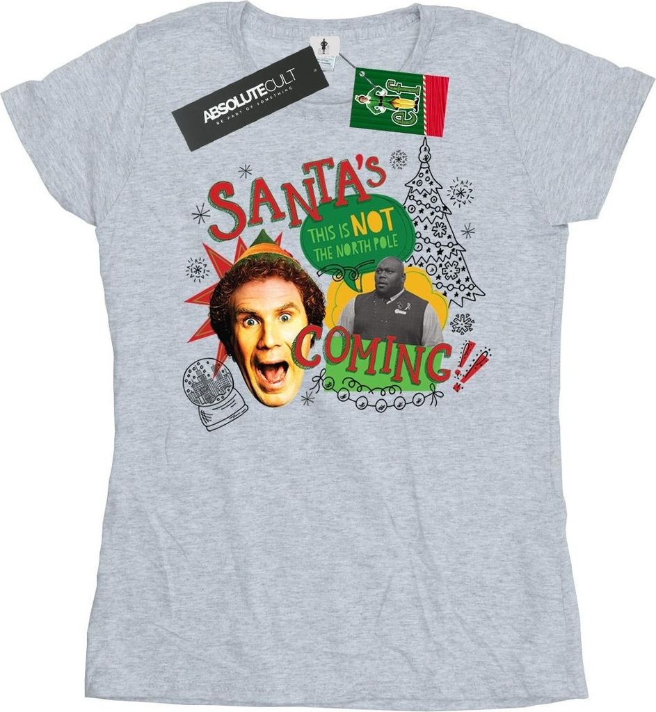 Elf - T-Shirt für Damen BI19123 (S) (Grau)