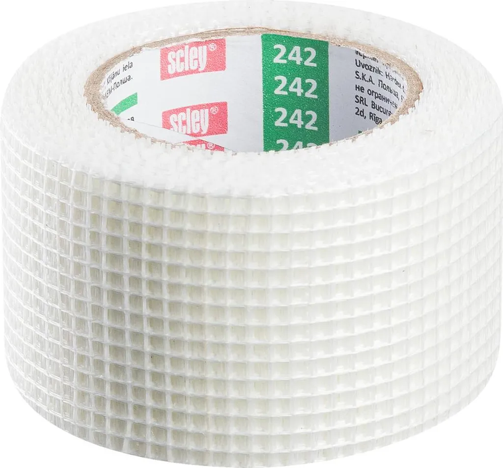 Ruban fibre de verre anti-fissure 100 mm x 90 m : Stop aux joints cassés