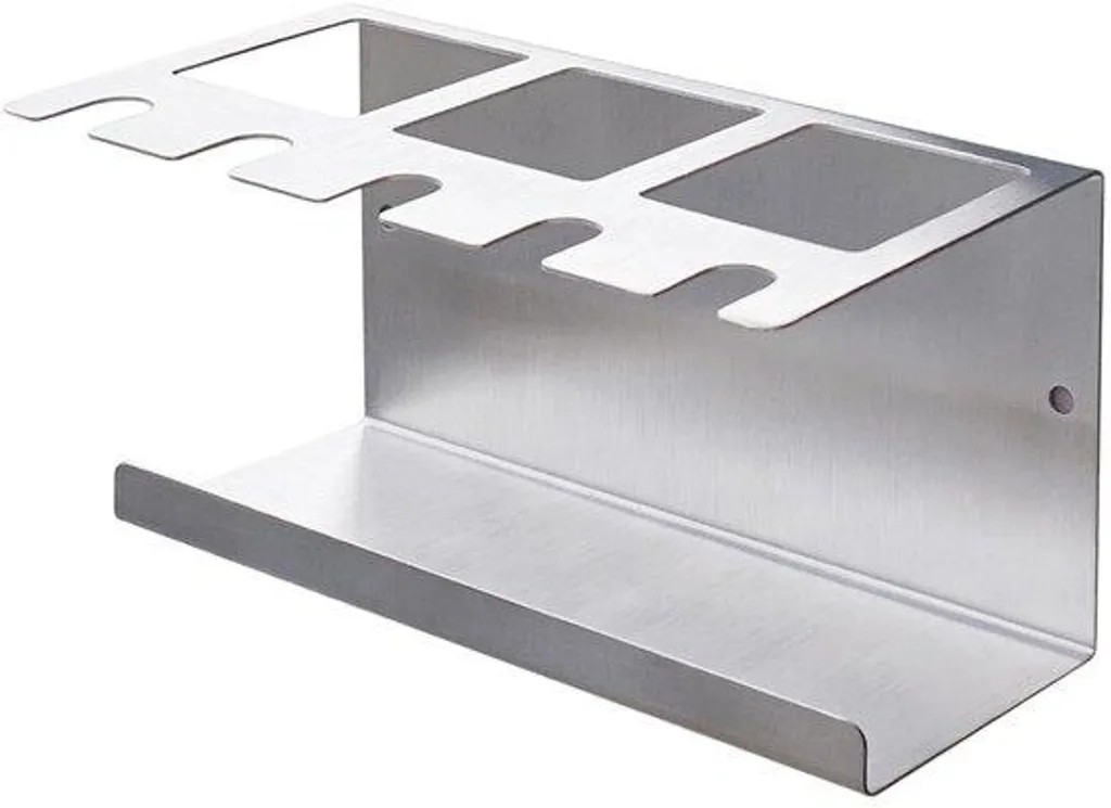 Support de Brosse à Dents Électrique Mural pour Gain de Place Inox