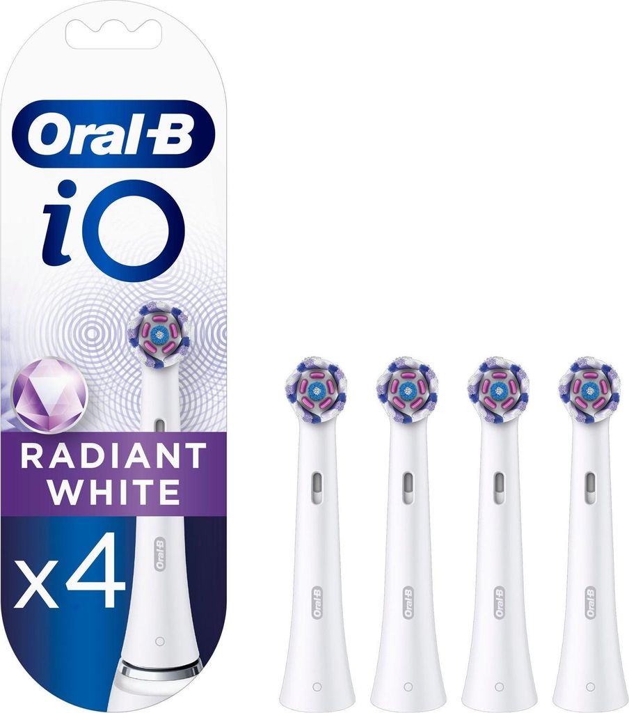 Braun Oral-B iO RB WW-4 Radiant White, set van 4 Productafbeelding 