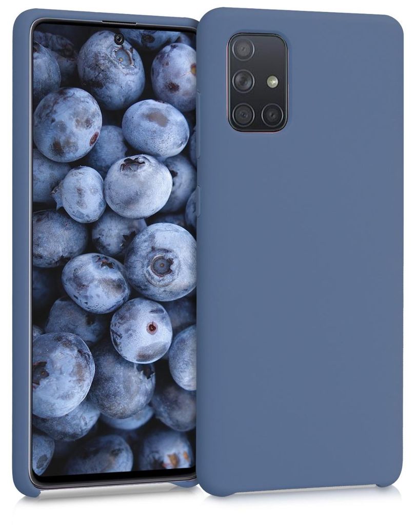 kwmobile Handyhülle für Samsung Galaxy A71 Hülle - Case Silikon - Kabelloses Laden - Schutzhülle Cover in Flieder