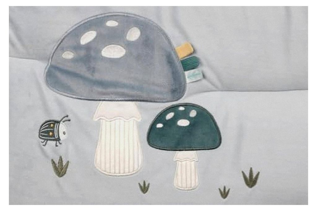 Krabbeldecke Spieldecke Activity Matte Baby (80x100 cm) blau - Waldfreunde