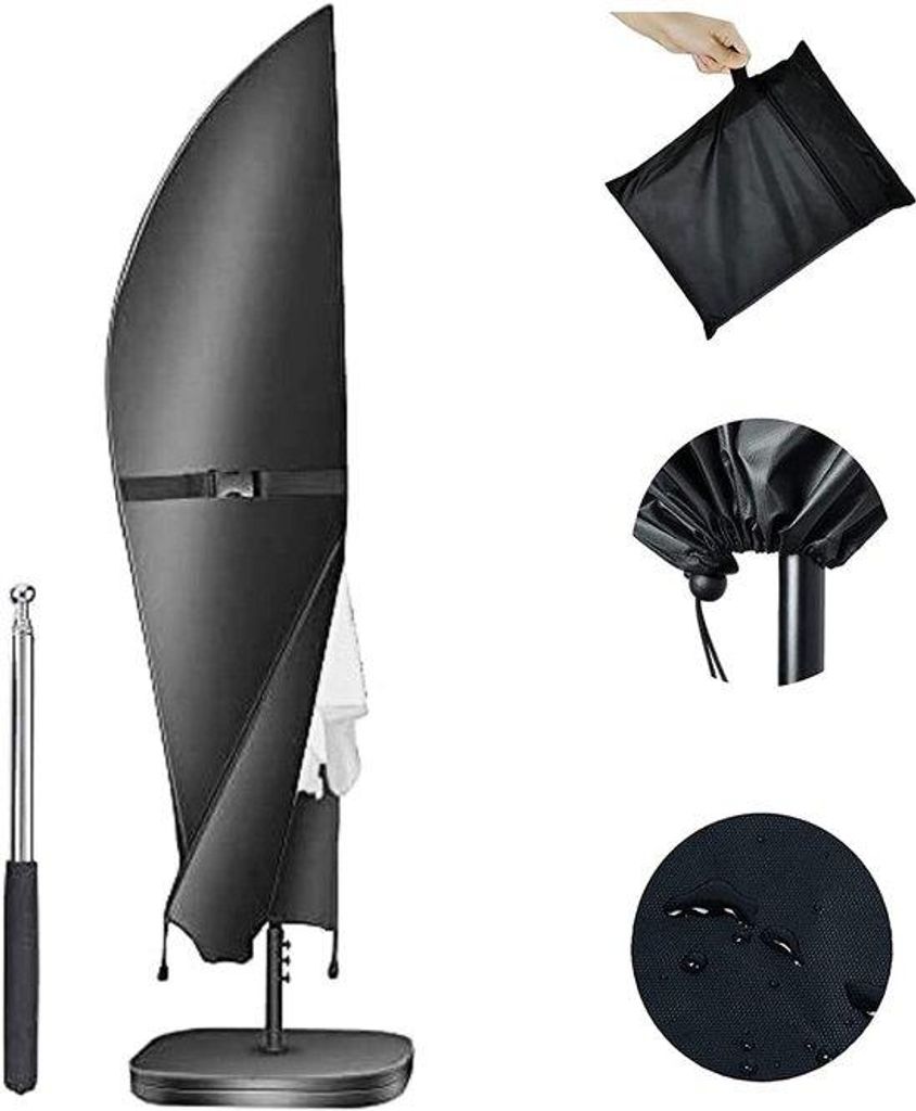 Wasserdichte Abdeckhaube 600D Oxford 2-4m für Sonnenschirm