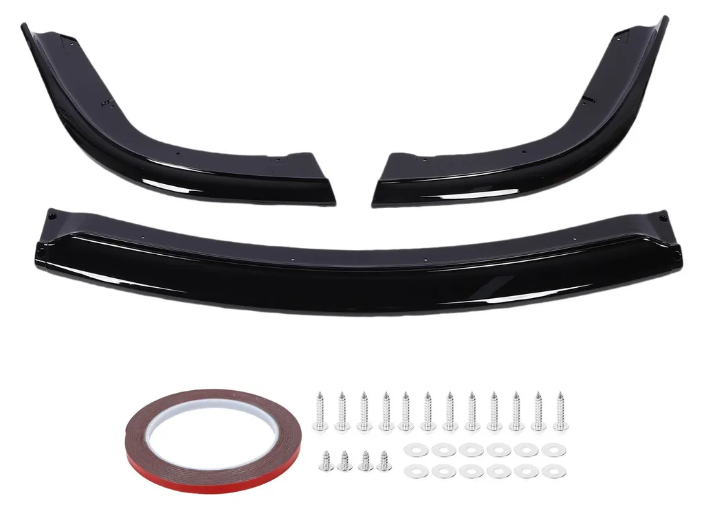 Spoiler avant pour Subaru Impreza WRX 2006-2007 noir brillant kit complet