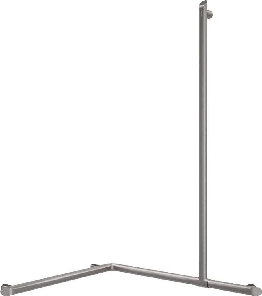 Delabie Handlauf 2-Wände + Br.H.Stg. verti. Be-Line D35 Alu anthrazit