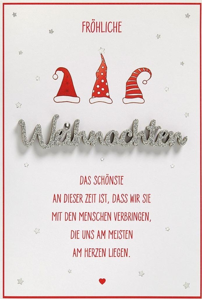 Weihnachten Lettering Wichtelmütze Frohe Weihnachten mit Produktbild 
