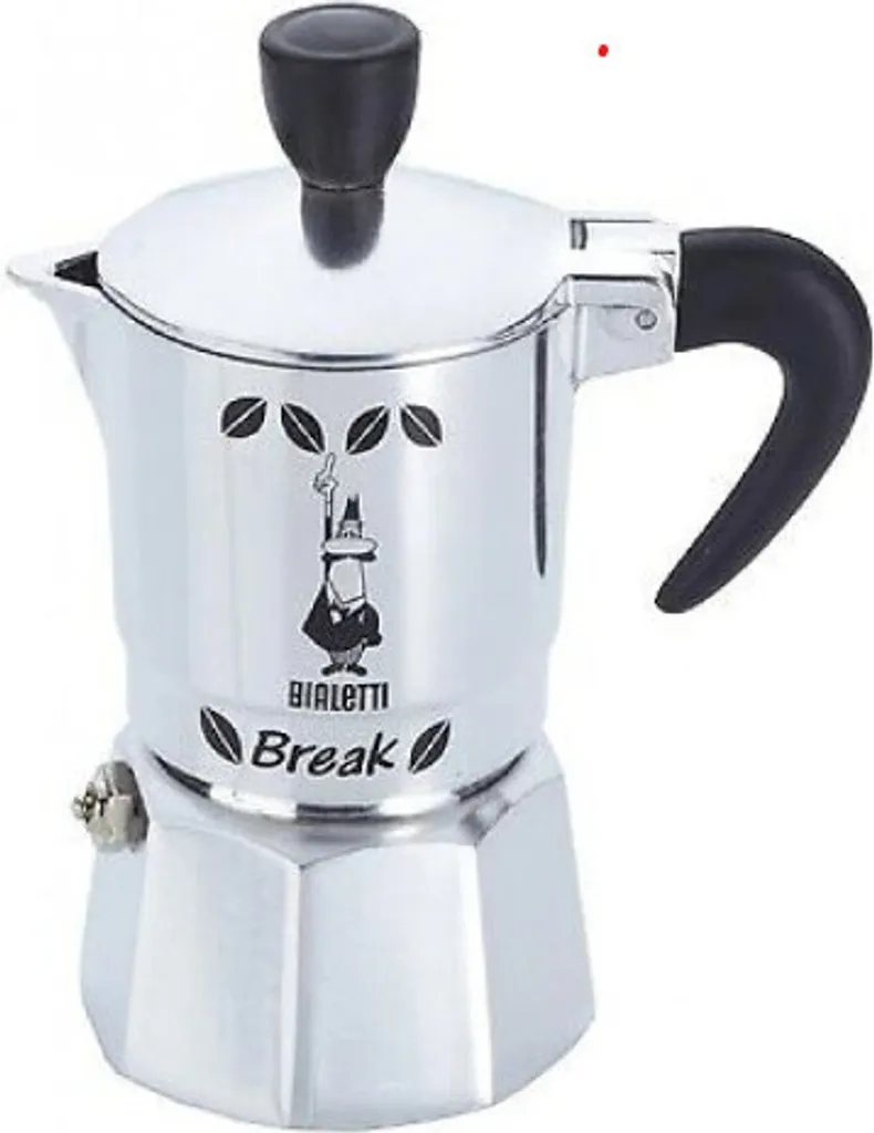 Cafetière Moka Bialetti Break 3 Tasses pour Espresso Italien Traditionnel