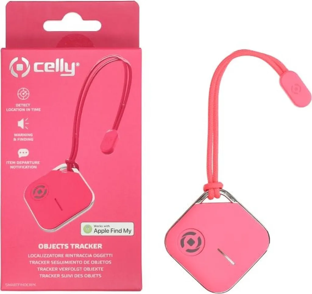 Retrouvez vos Objets Perdus : Celly SMARTFINDERPK Traceur GPS Rose - 11