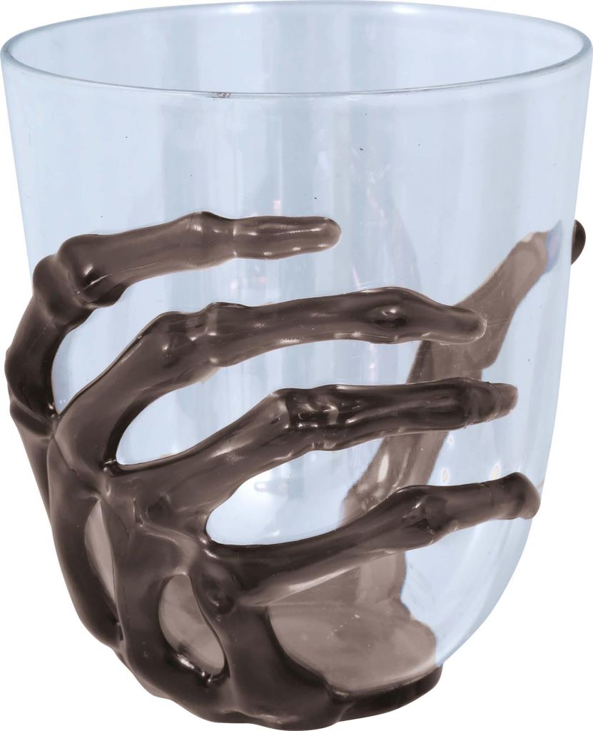 Skelett Hand Gruseliges Trinkglas Transparentes Halloween Design Grabschale Knochen Becher Horror Party Deko Geisterhaft Gruseliger Stil Getränk, ...