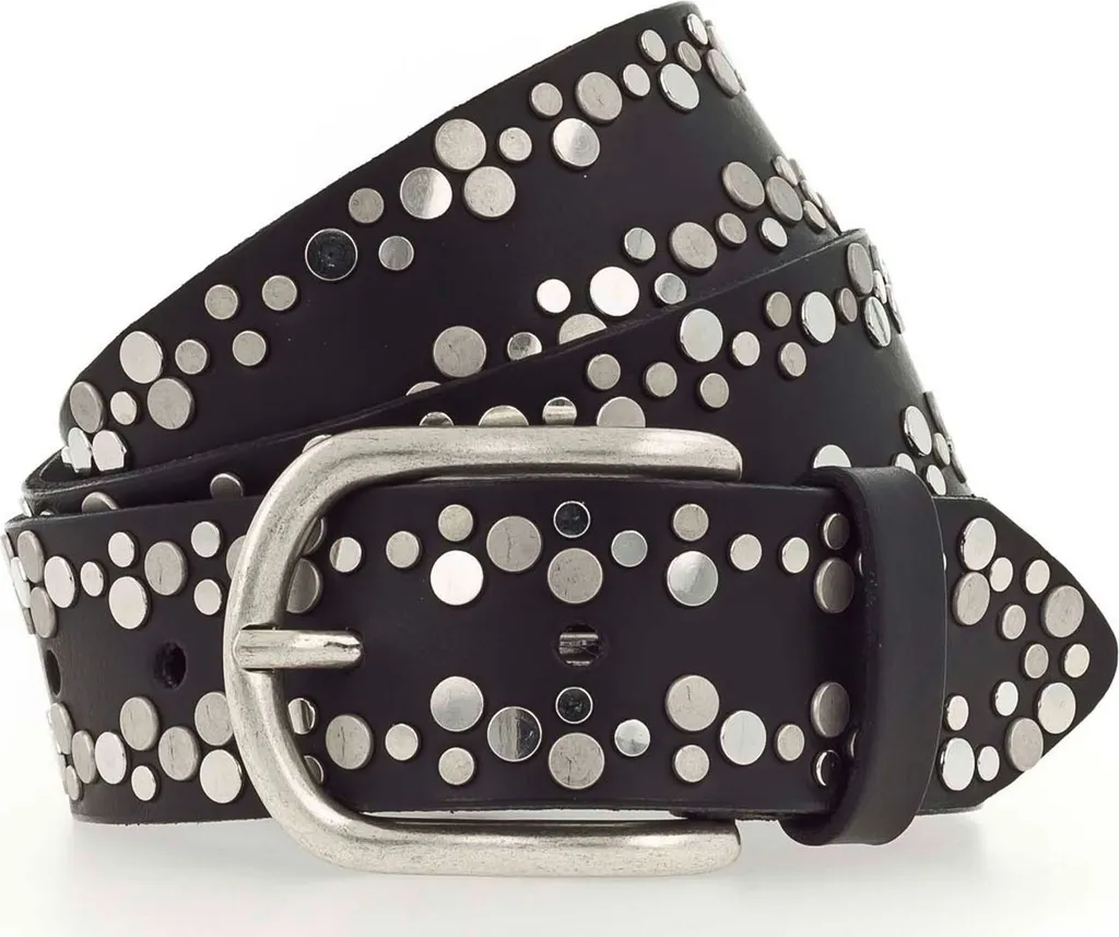 Vanzetti Belt 35MM W75 Black - Cintura Elegante in Pelle per Jeans e Abito