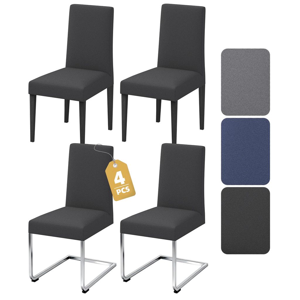 Verdego Stretch-Stuhlhussen 4er-Set, Esszimmerstuhlbezug, Produktbild 
