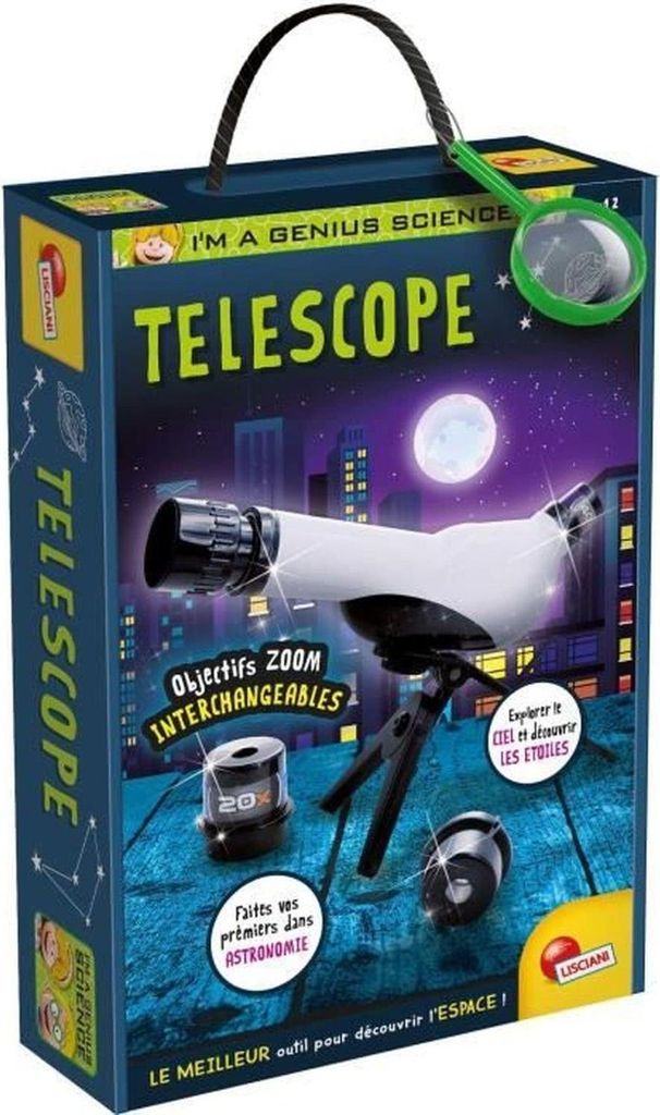 Teleskop + Stativ – Wissenschaftliches Teleskop – Ich bin ein Genie – Naturbeobachtung