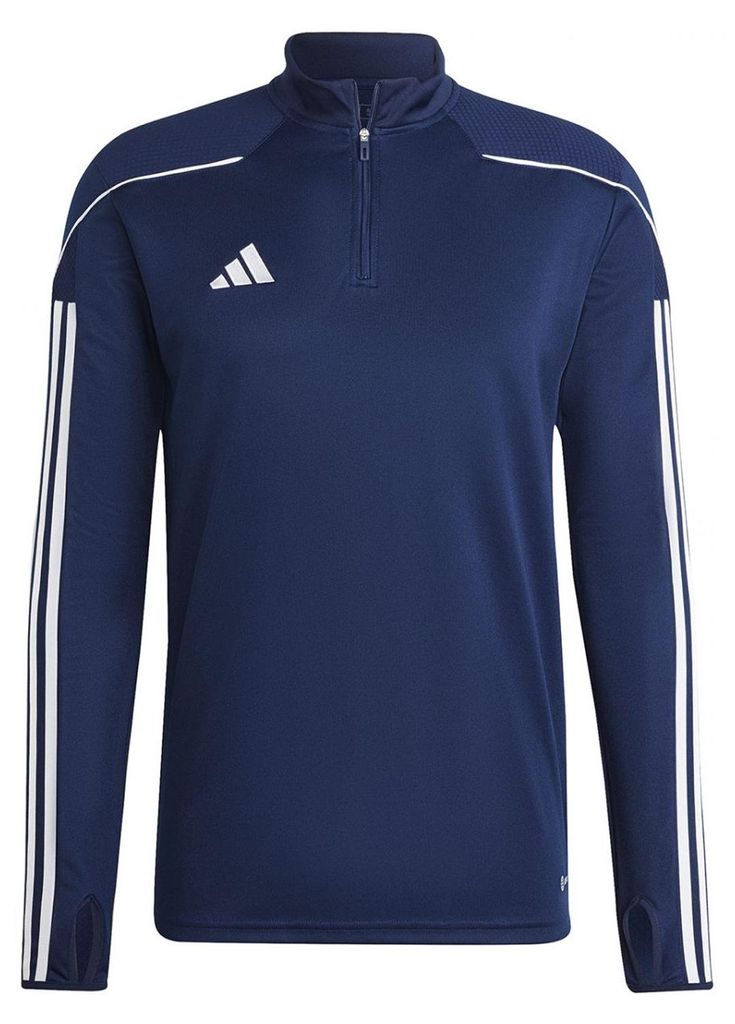 Adidas - "Tiro 23 League" Sweatshirt mit kurzem Reißverschluss für Herren - Training PP4362 (L) (Blau)