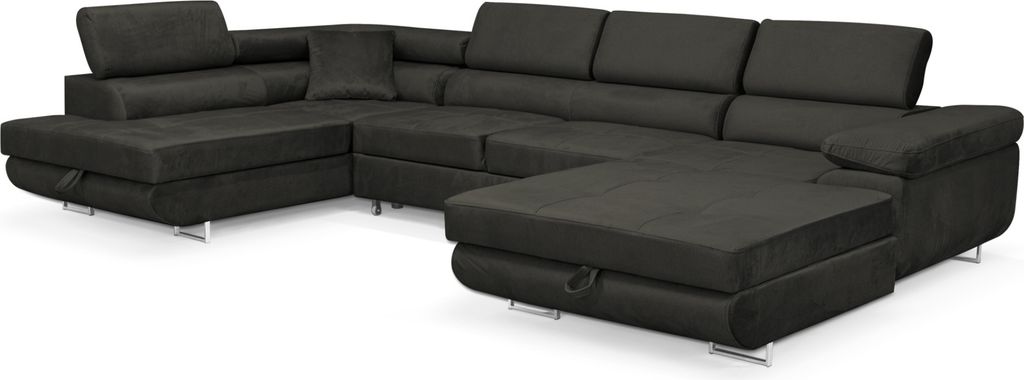 Ecksofa Sofiland Aller U links 345x202cm, Schlaffunktion & Produktbild 