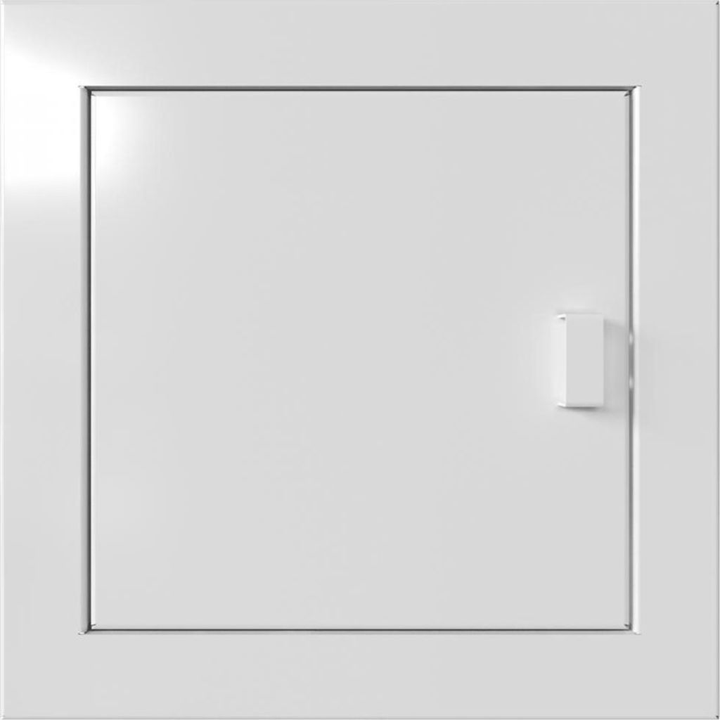 Weiße Inspektionstür 15x15