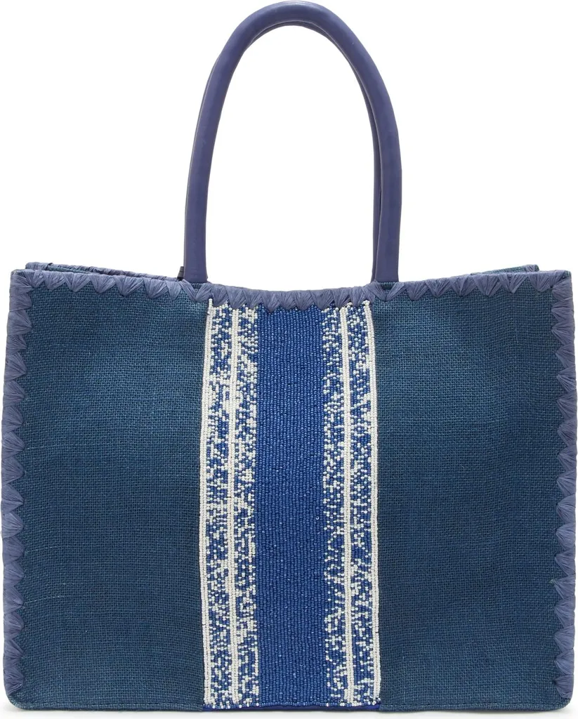 Sac Main De Siena N1873 Brodé - Cabas Grand Format 40cm Multi-Usage - 2