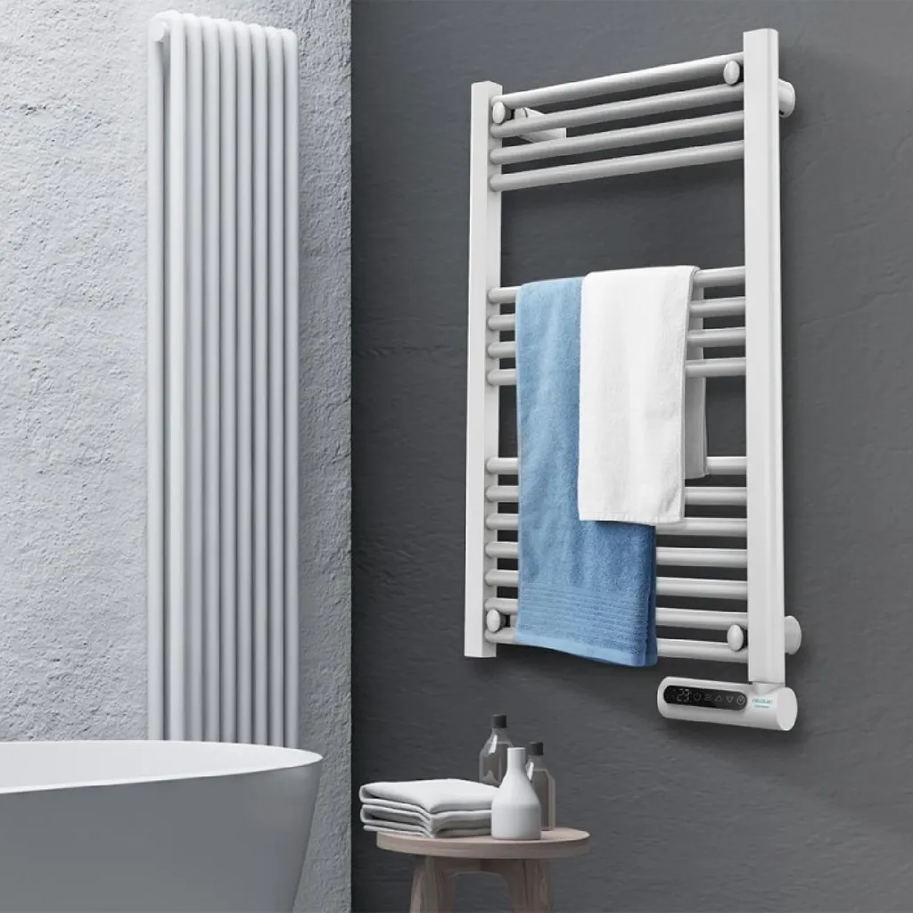 Chauffe-serviettes Blanc Cecotec ReadyWarm 9100 Smart pour Salle de Bain