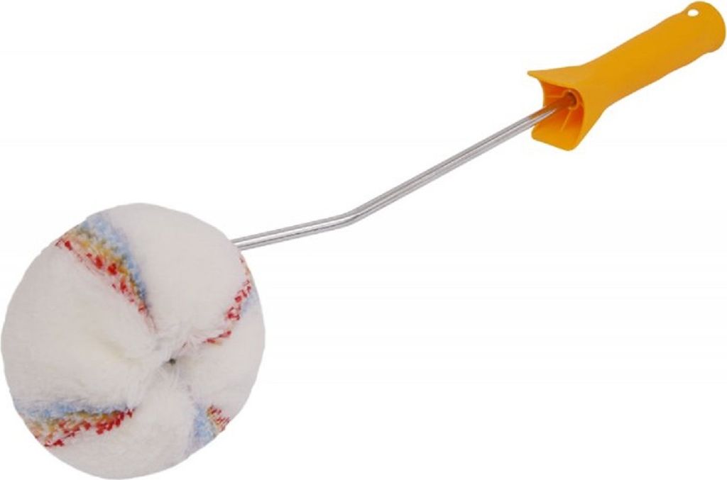 Set handle and roller into the corner di