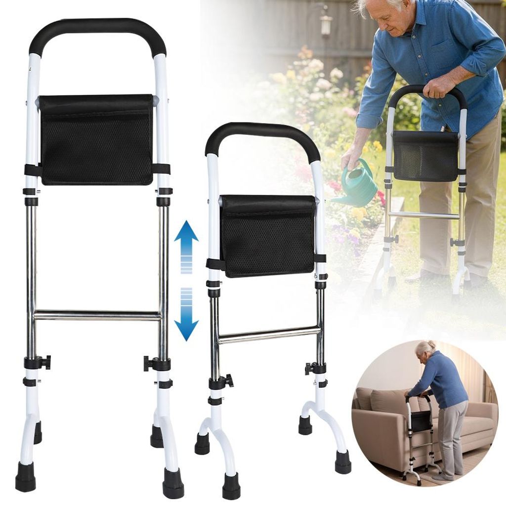 Aufstehhilfe, Aufstehhilfe Sofa, Gehhilfe für Senioren, Höhenverstellbar, Stehhilfe Stabilität, für Bett, Toiletten, Sofa, Stabile Stehhilfe Se...