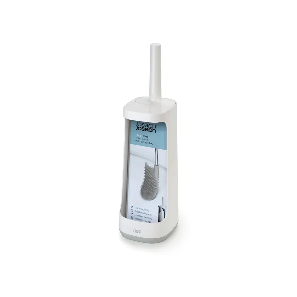 Brosse WC avec support de rangement compact Flex Smart Plus blanc bleu - 18