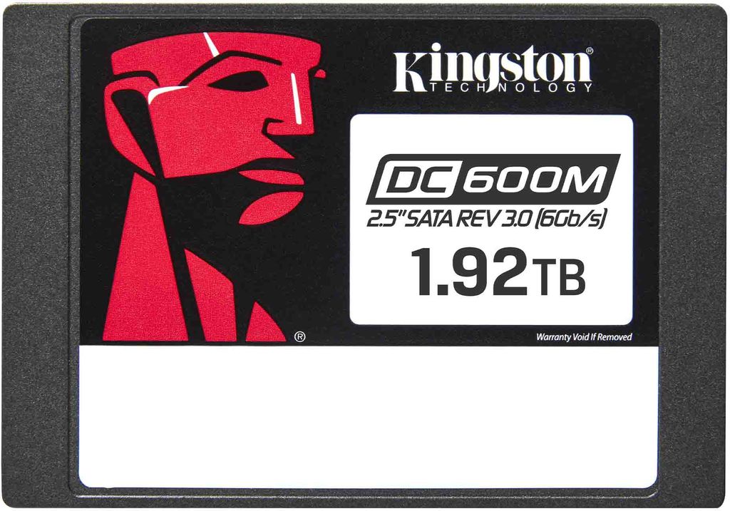 1.92TB Kingston DC600M Data Center Mixed-Use SSD 1DWPD SED 2.5"SATA 6Gb/s