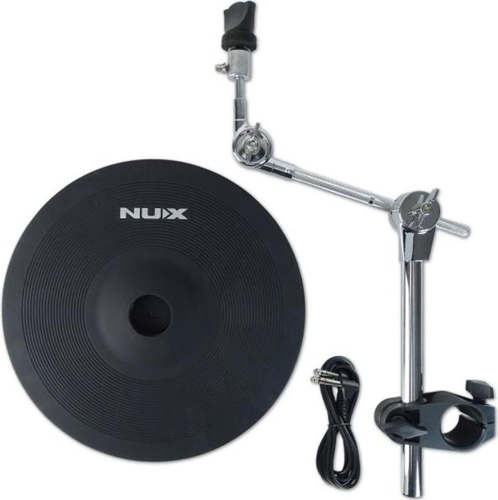 Nux Becken-Set DM8 E-Drum Becken-Pad 12 Zoll mit Halterung