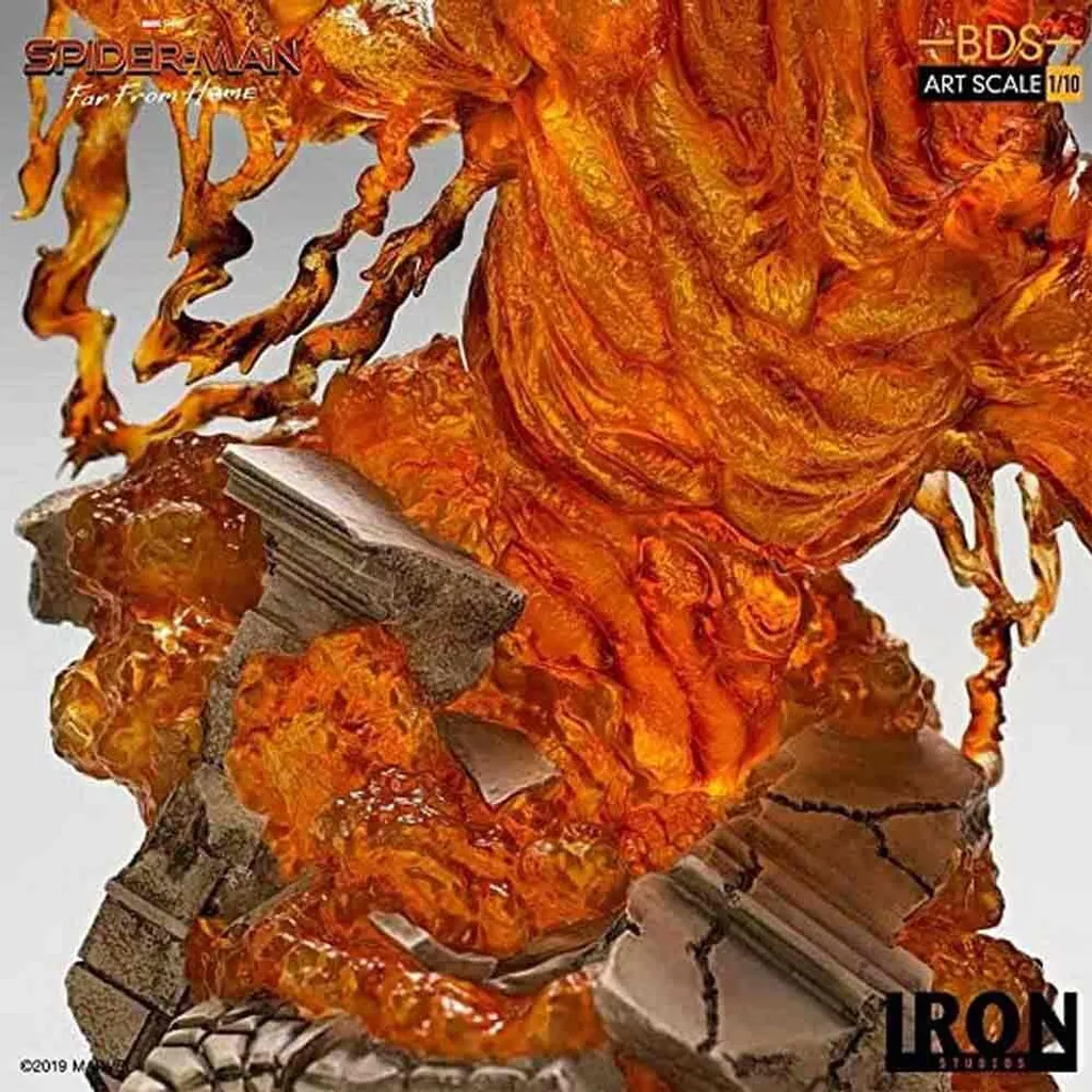Diorama Molten Man Deluxe pour Décoration Marvel Spider-Man Far From Home - 7