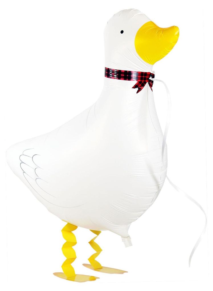 Folienballon Airwalker Gans, ca. 60 x 40 cm Produktbild 