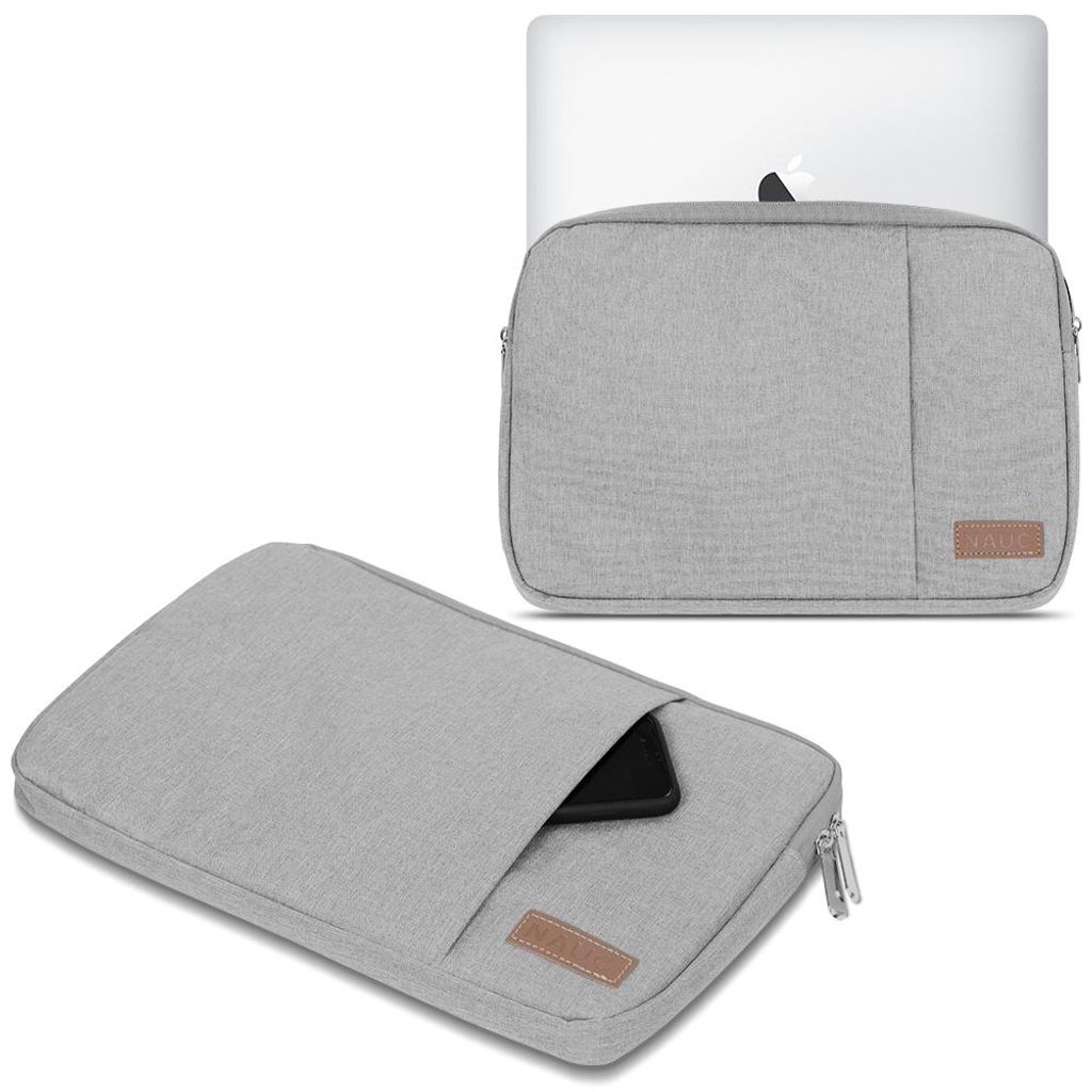 Apple MacBook 12 Zoll Hülle Tasche Schwarz / Grau / Blau Cover Case EtuiNotebook Sleeve Farbe:Grau