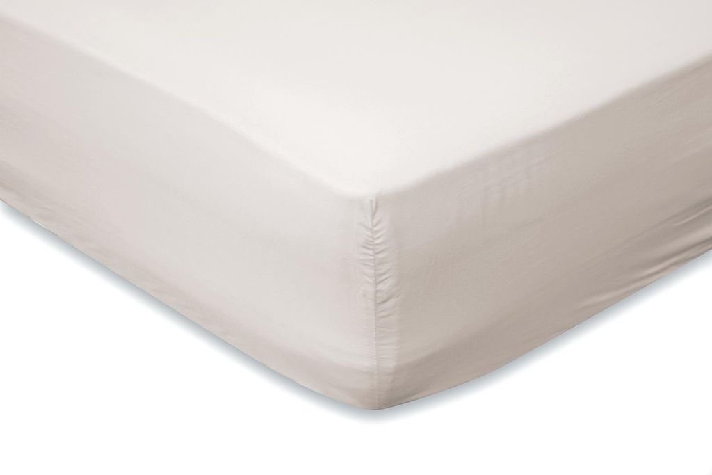 Eleganzzz Spannbetttuch Jersey Stretch – Elfenbein – 180x210/220 - 200x200 – 35 cm Eckhöhe – 100% Baumwolle