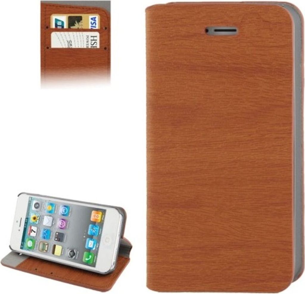 Design Case Handytasche für Case Handy Apple iPhone 4 / 4s braun