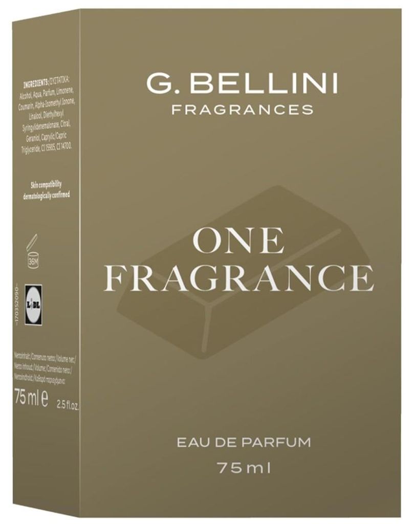 G. Bellini One Fragrance for Men Eau de Parfum  2 Flaschen Produktbild 