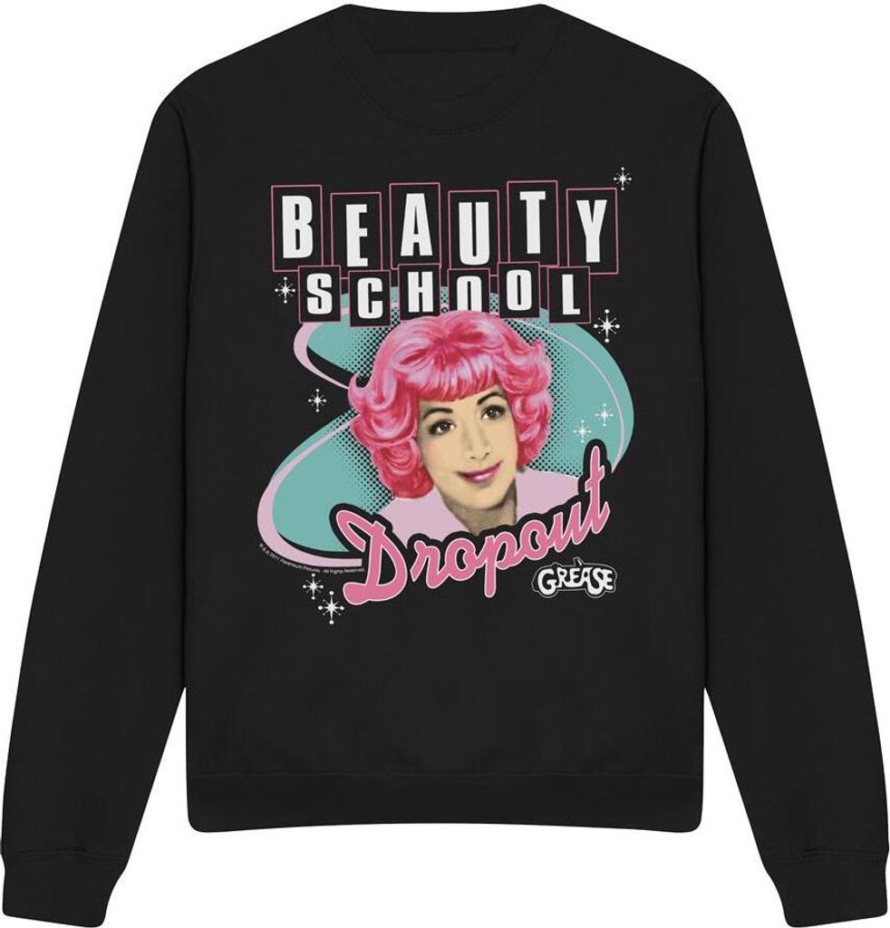 Grease - "Beauty School Dropout" Sweatshirt für Herren/Damen Uni TV13022 (XXL) (Schwarz)