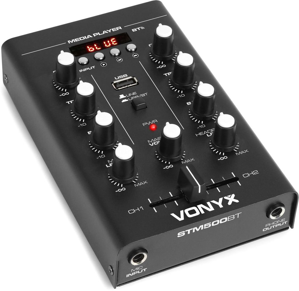 Vonyx STM500BT, 2 Kanäle, Schwarz Produktbild 