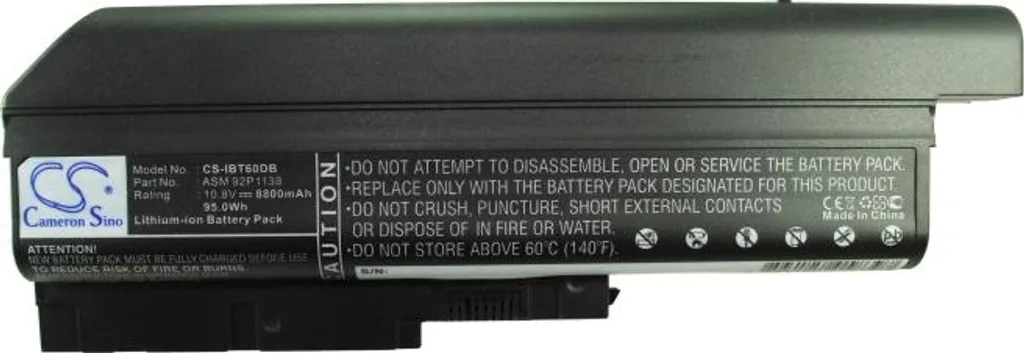 Batterie Haute Capacité pour IBM ThinkPad R60 4400mAh Cellules Li-ion