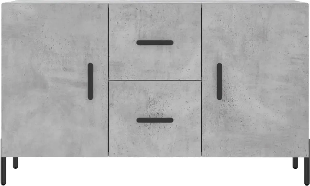 Maison Exclusive Buffet Grigio Cemento 100x36x60 cm Mobile Multiuso - 6