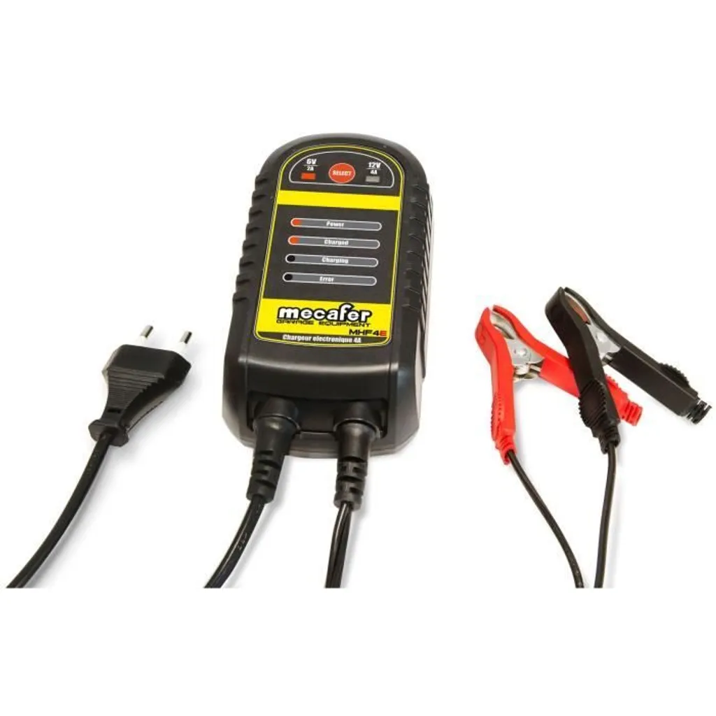 Chargeur de batterie MECAFER 4A MHF4E idéal pour l'hivernage auto