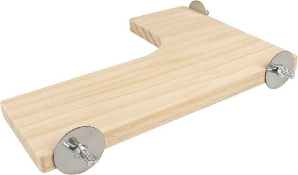 Duvoplus L-Plattform aus Holz