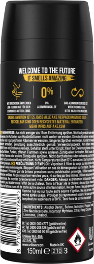 Axe Deospray Wild Green Mojito & Cedarwood ohne Produktbild 4