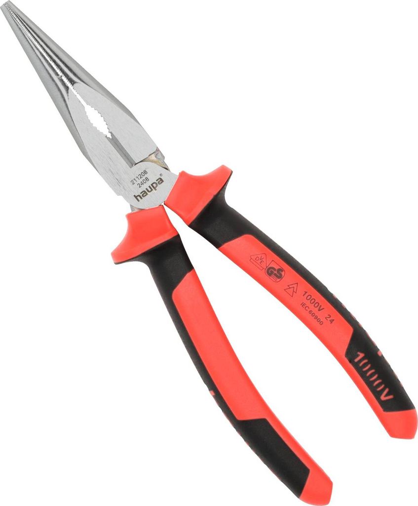 Haupa VDE-isolierte Spitzzange gerade 200 mm - Maxami