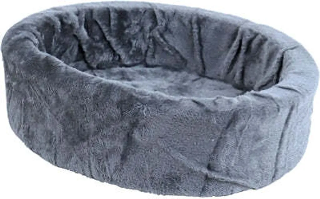 Corbeille à jouets en tissu gris avec motif ours - Rangement enfant