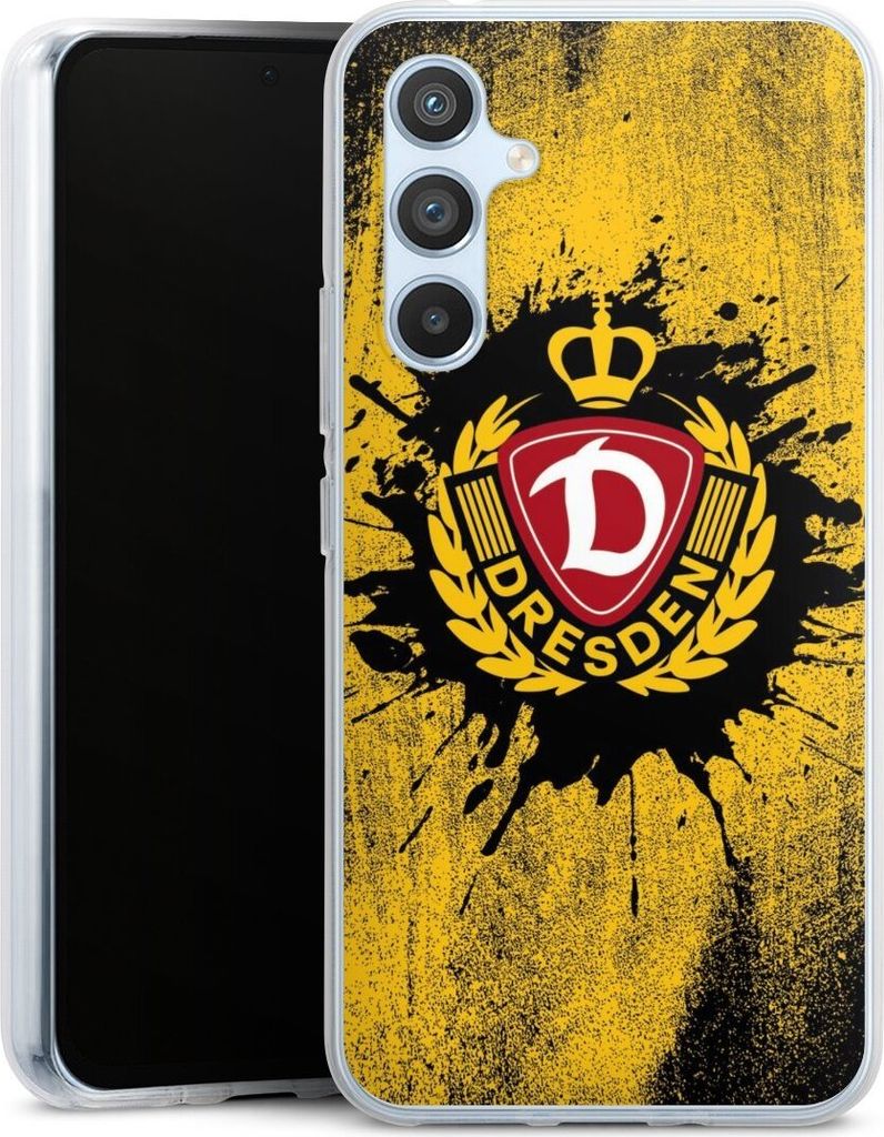 DeinDesign Handyhülle für Samsung Galaxy A54 5G Silikon Hülle Case Smartphone Schutzhülle Fußball Offizielles Lizenzprodukt SG Dynamo Dresden