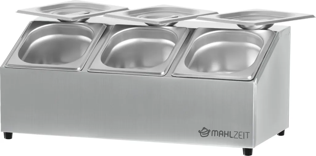 Support Ingrédients en Acier Inoxydable Stable à Pieds Caoutchouc - 6