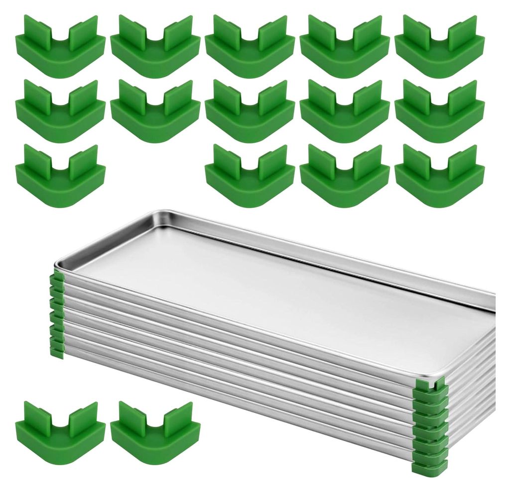 16 Stück Gefriertrockner-Tablettstapler für Harvest Right, platzsparender Organizer für kleine, mittelgroße und große Lebensmittelregale
