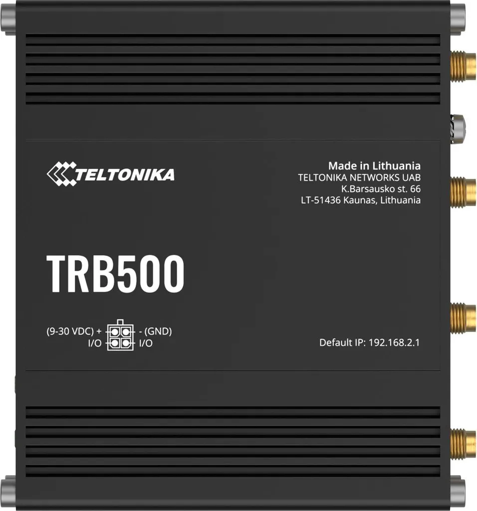 Passerelle 5G IP30 Teltonika TRB500 - Boîtier Acier et Montage Rail DIN
